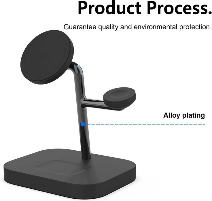 Ładowarka bezprzewodowa 3w1 magnetyczna stacja ładująca iPhone Apple