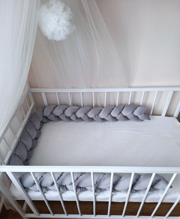 Ochraniacz warkocz do łóżeczka na szczebelki