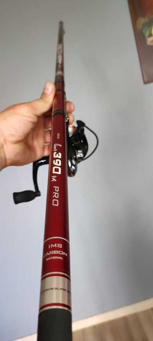 wyjątkowa wędka TELE match 3.9m + kołowrotek OKAZJA