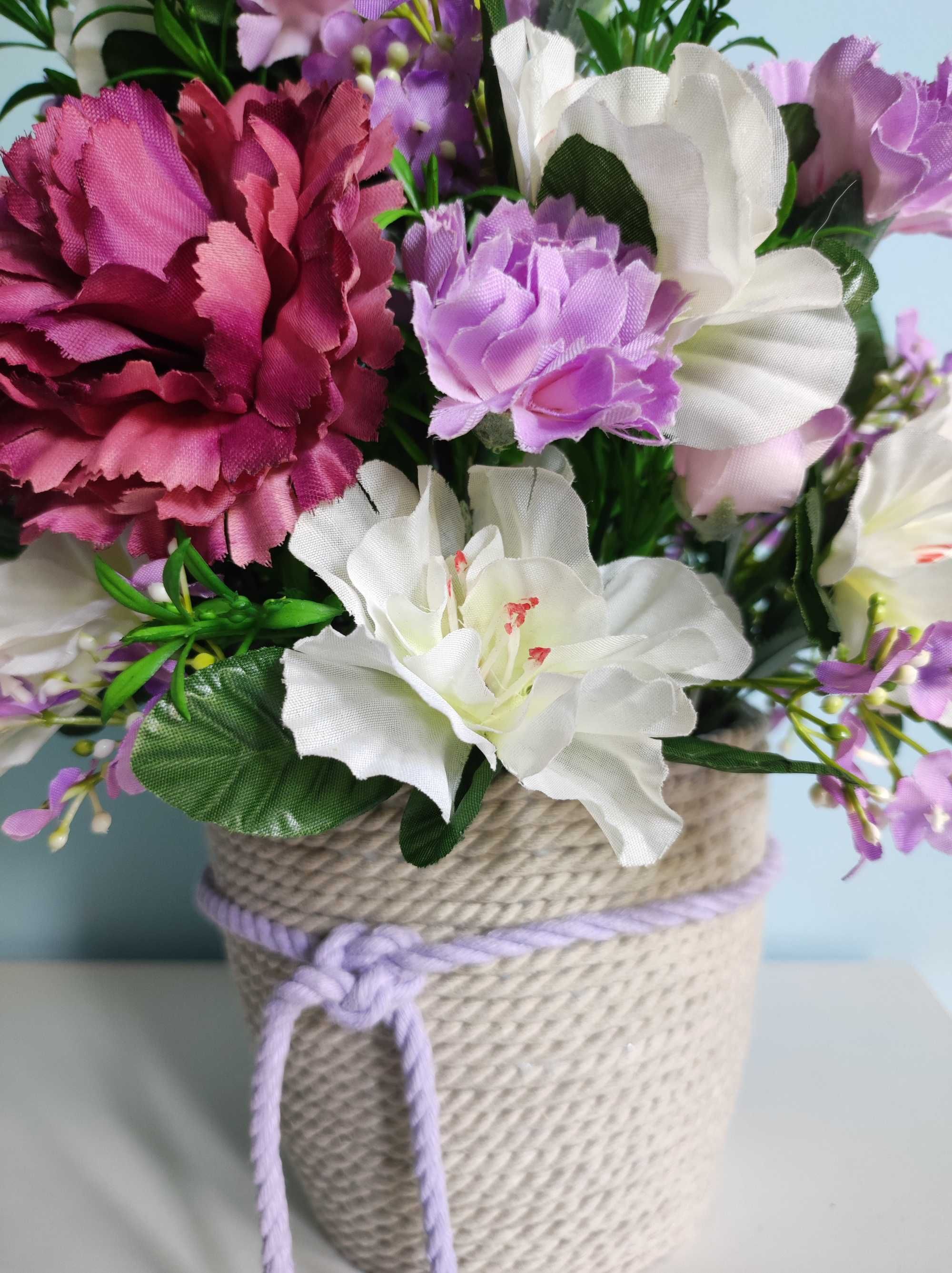 Flower box, bukiet kwiatów, dzień babci, dzień mamy