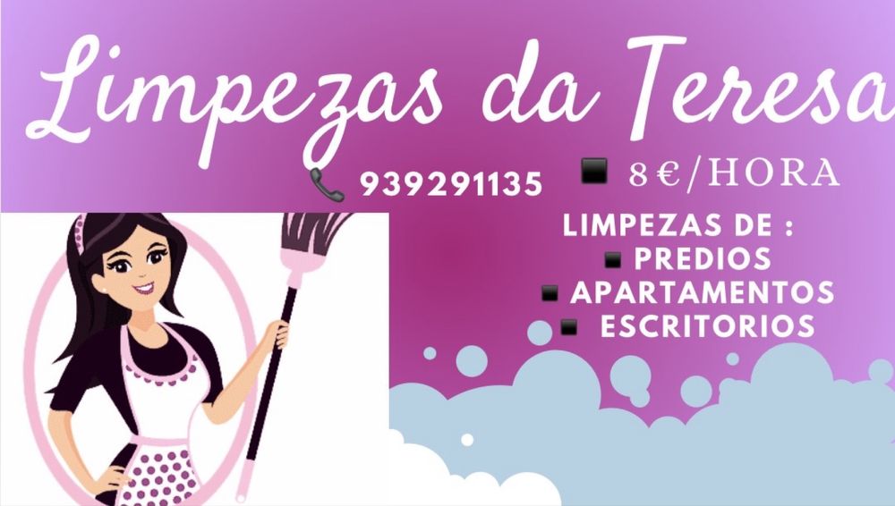 Serviço de Limpeza- 8€/hora