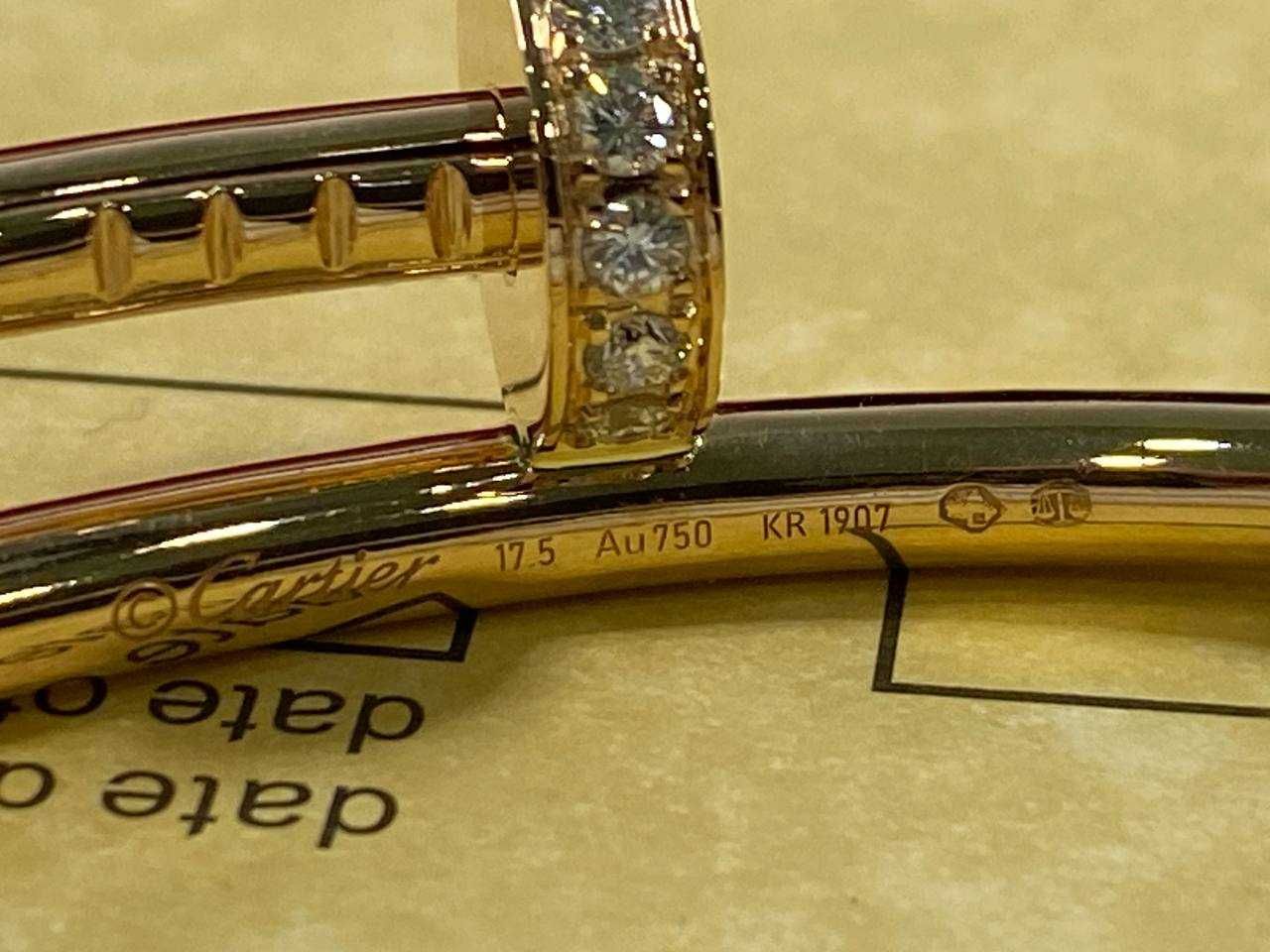 Золотой браслет Cartier Juste Un Clou