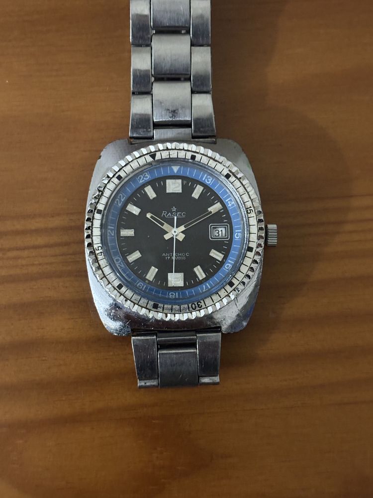 Relogio Rasec corda manual 40mm