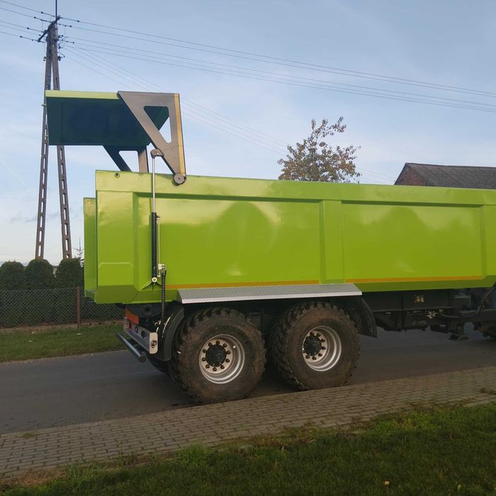 Tandem wywrotka 20T skorupa szerokie koła joskin mamut beco