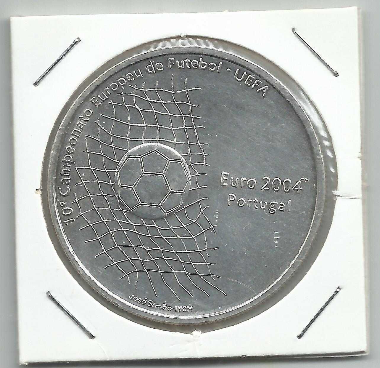 Moeda portuguesa – 1 moeda de 1000$00 – Euro 2004 – Prata (500 0/00)