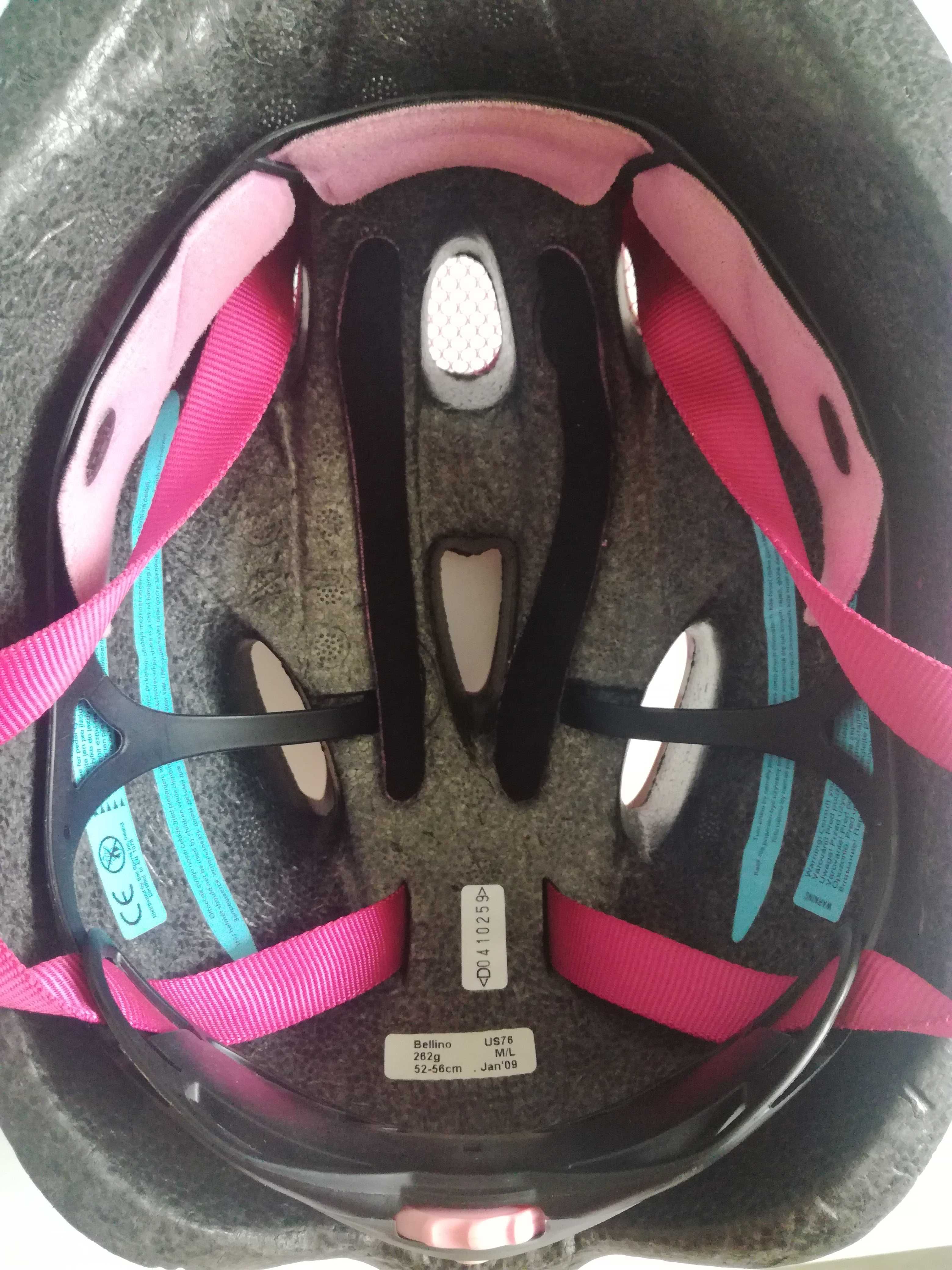 Kask rowerowy dla dziewczynki ok 6-8lat