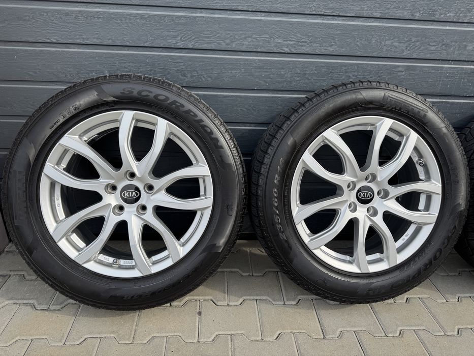 Продам диски з резиною Kia R18 5:114.3 235:60