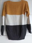 Sweter 3 kolorowy damski