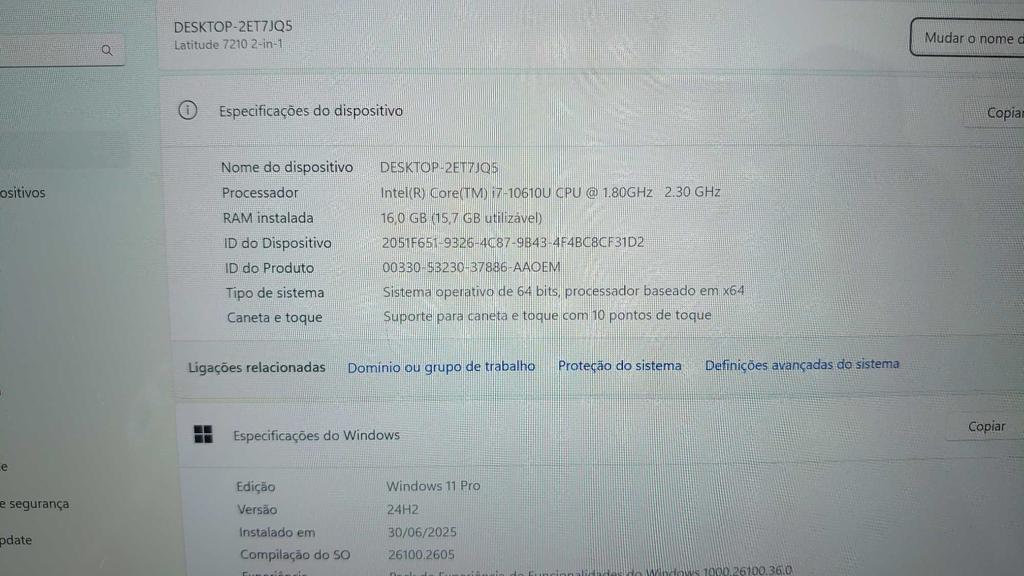 DELL LATITUDE 7210 2-IN-1 12.3” FHD TOUCH i7-10610U 16GB NVMe 512GB