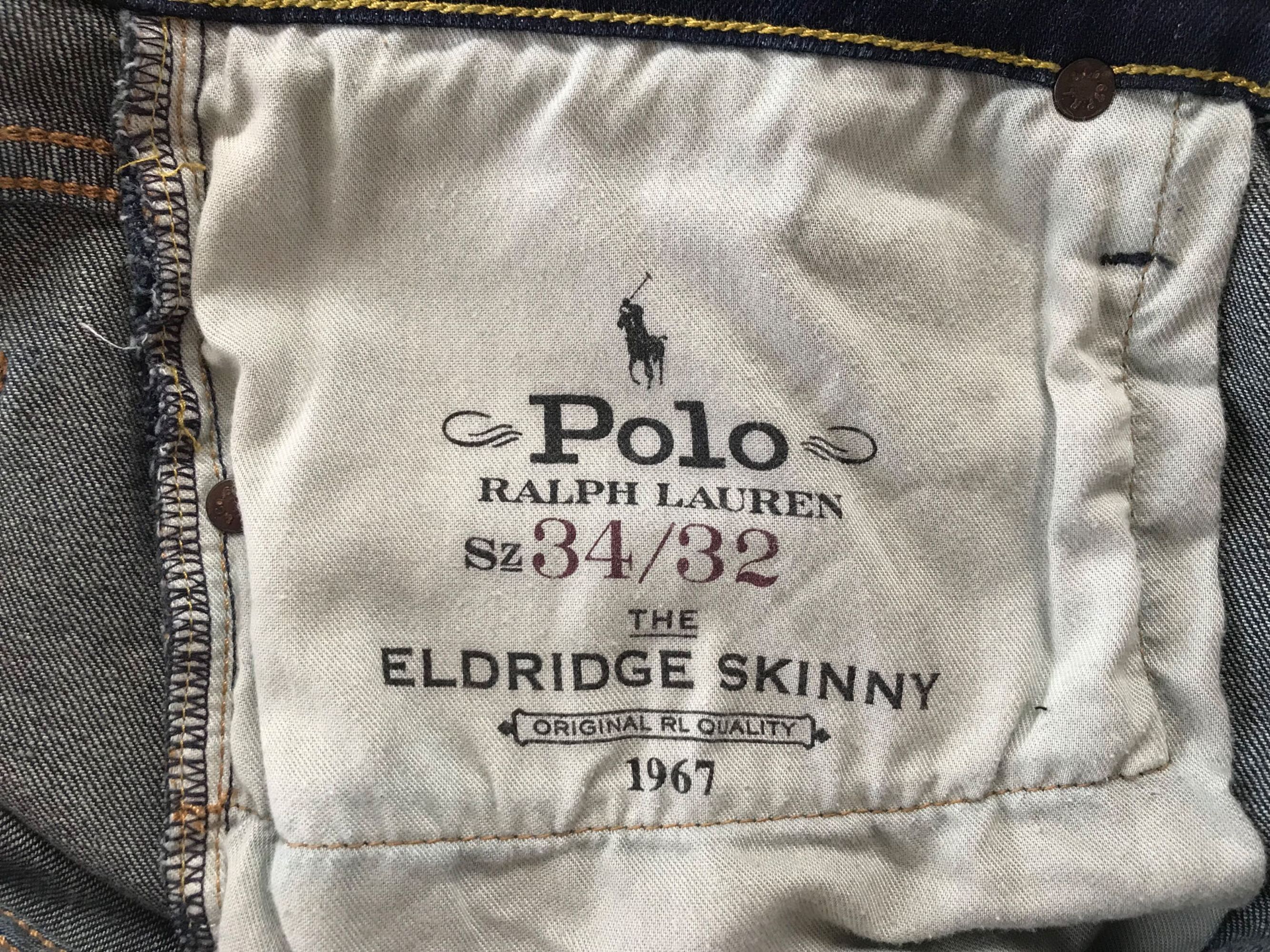 Джинси Polo Ralph Lauren Eldridge Skinny Stretch Jean р. 34x32 USPA ck