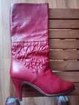 buty damskie kozaki skórzane