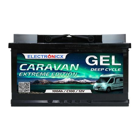 Гелєвий акумулятор Electronicx Caravan EXTREME Edition 100 AH 12V