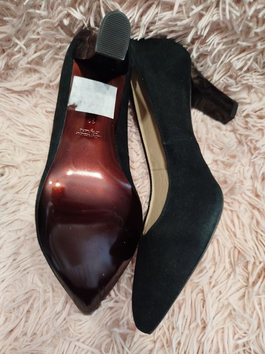 Buty czółenka szpilki czarne 37