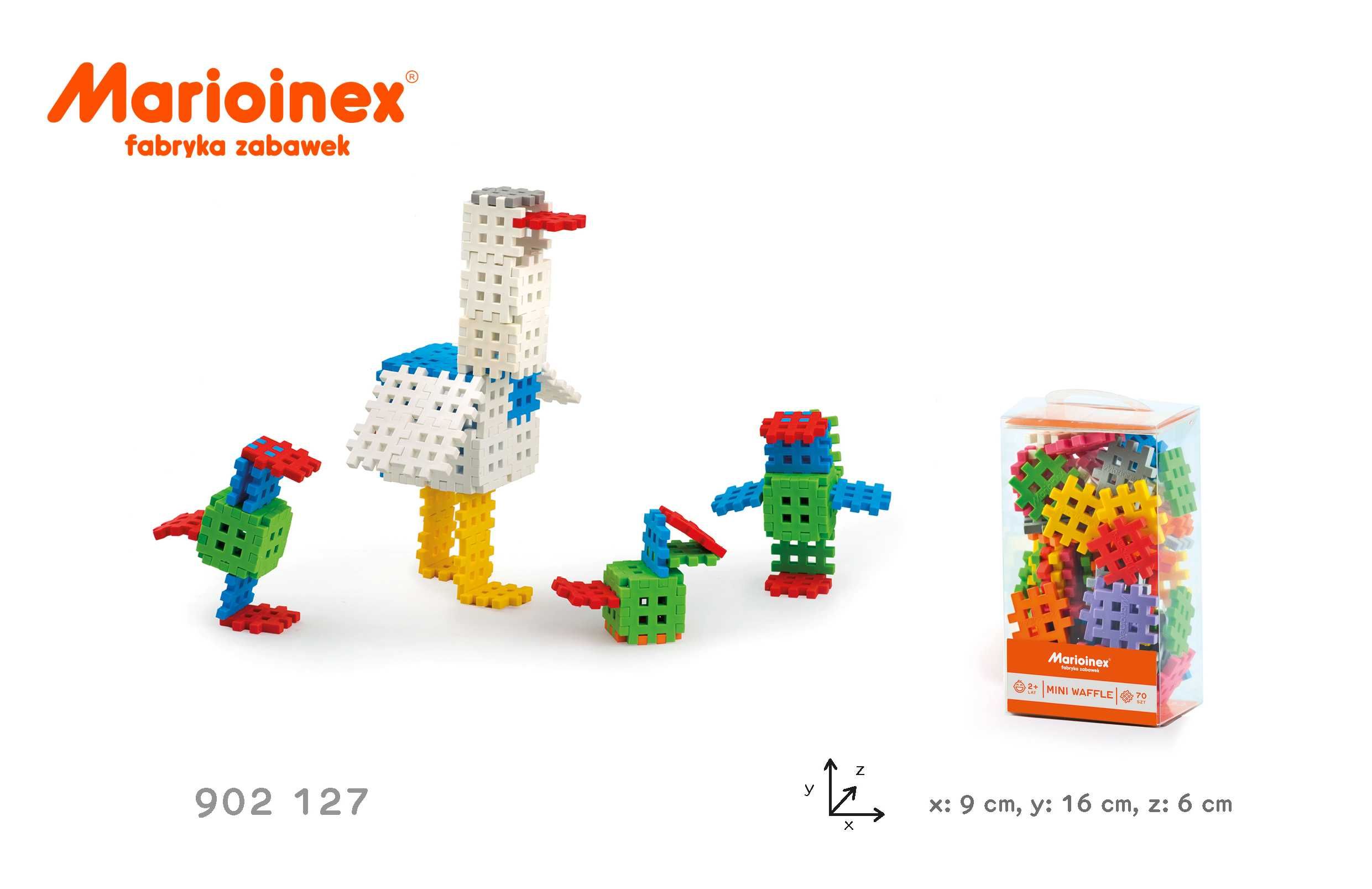 MARIOINEX Klocki Mini WAFFLE WAFLE 70 sztuk 902127