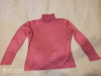 Różowy sweter golf akrylowy gina benotti r. L
