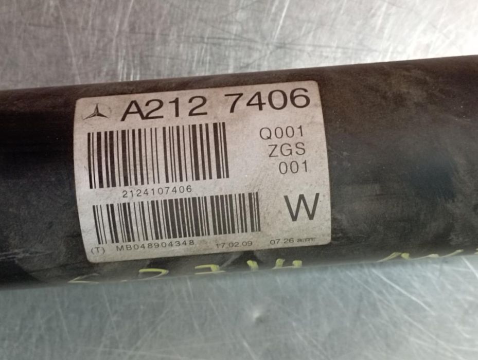 Transmissão central MERCEDES-BENZ Classe E (W212)