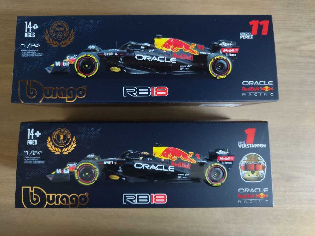 Колекційні Моделі Bburago F1 Red Bull Racing RB18 Diecast Model 1/24