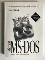 MS DOS 6.22 User's Guide retro pc game