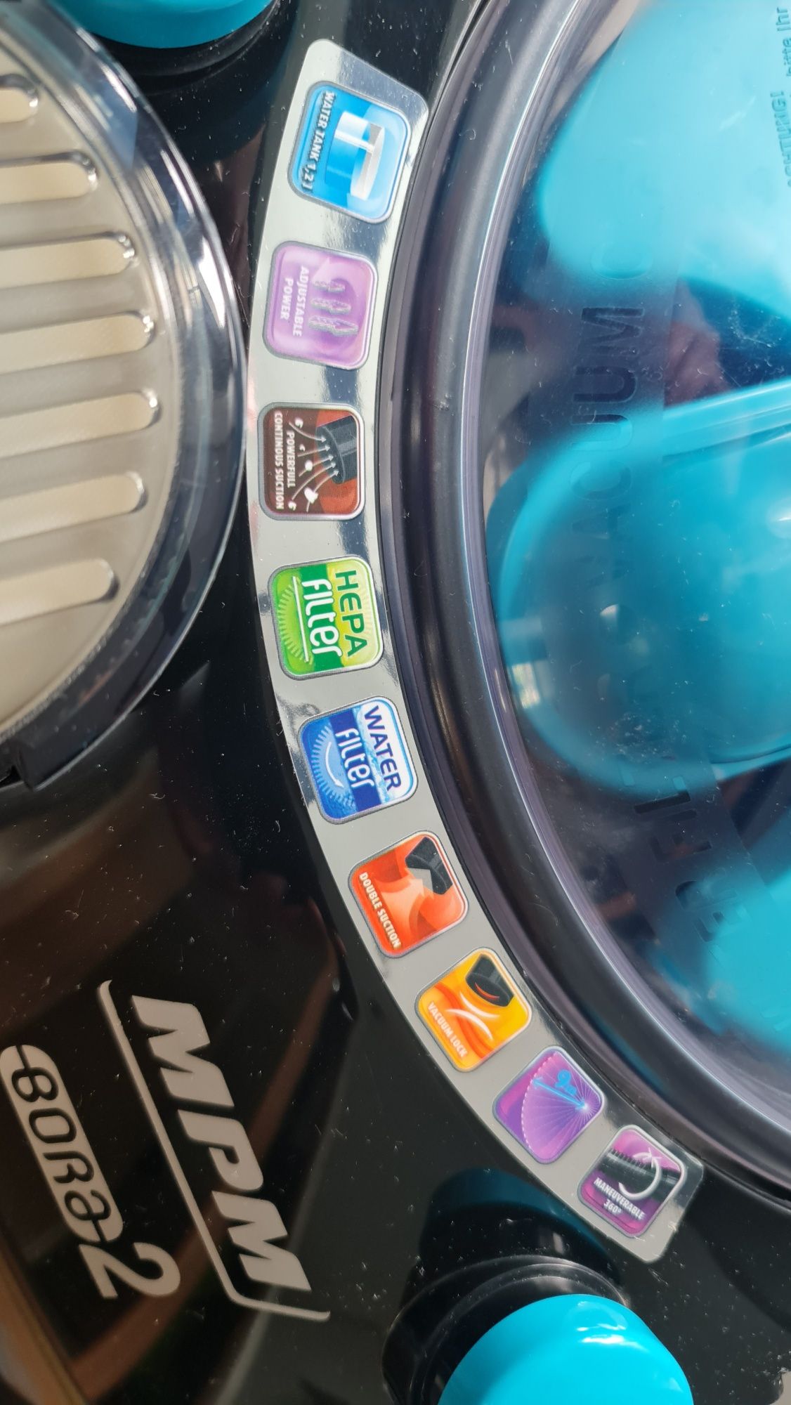 Odkurzacz MPM z  filtr wodny i HEPA