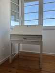 Mesa de escritorio branca IKEA