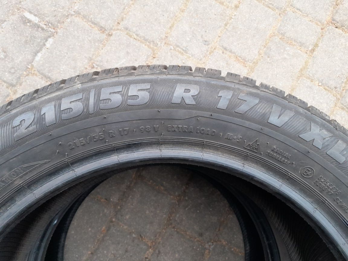 SEMPERIT 215/55R17 98V XL ,  pojedyńcza opona zimowa.