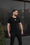 Футболка чоловіча Adidas чорна. Футболка мужская Адидас черная.