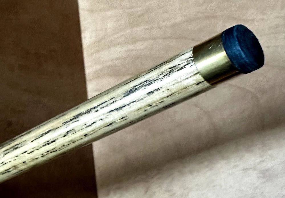 kij LEO jesionowy 3/4 snooker bilard twardy tip przedłużka futerał