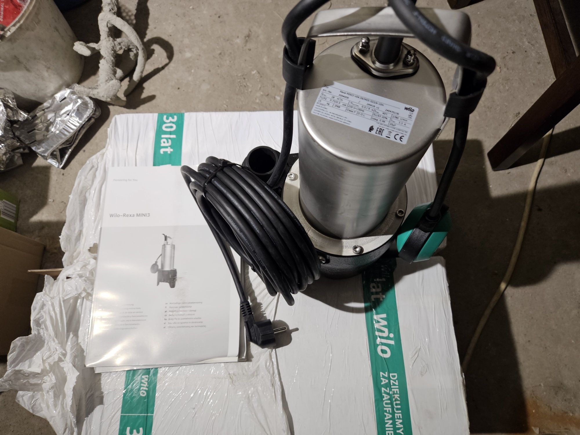 Pompa Wilo Rexa Mini13-V04.09/M05-523/A-10m
