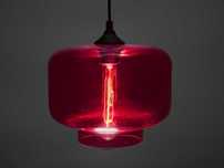 CUSTOMFORM- Lampa wisząca COLOR OF NATURE czerwona, szklana, FV VAT
