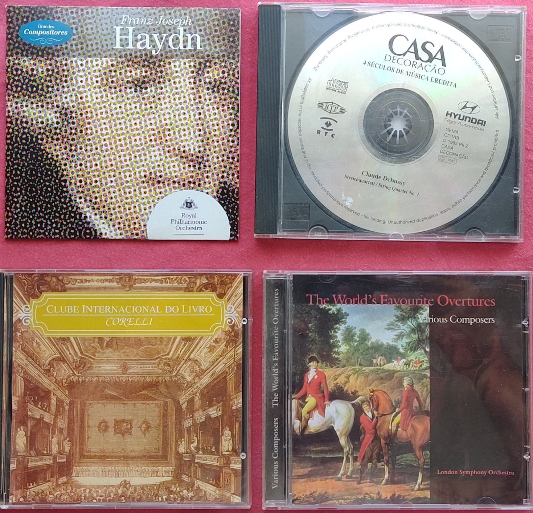 4 cd's música clássica