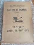 Caderno de encargos antigo 1950