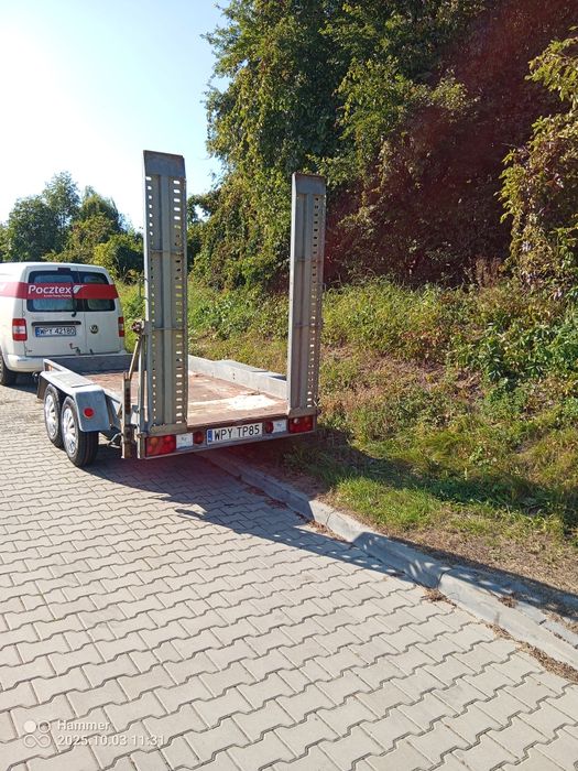 Przyczepa do przewozu minikoparki