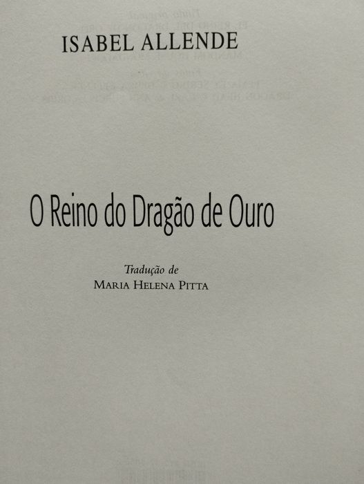 Livro: O reino do dragão de ouro