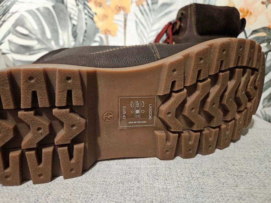 Kozaki męskie Lasocki manitou-04big mi25 brązowe r. 42 jak nowe