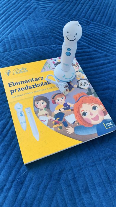 Czytaj z albikiem- Elementarz przeszkolaka- książka+pióro