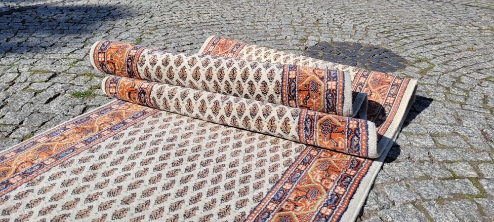 -70% orientalny indo saroug mir perski dywan ręcznie tkany 82/350cm