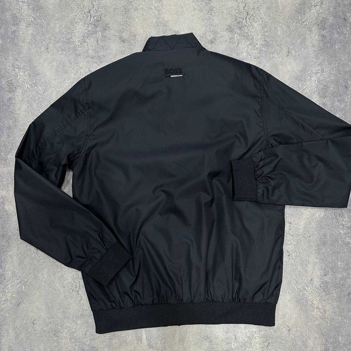 Чорна чоловіча вітровка Hugo Boss(розмір M-8XL)