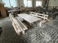 Meble ogrodowe  komplet stół ławka ławki