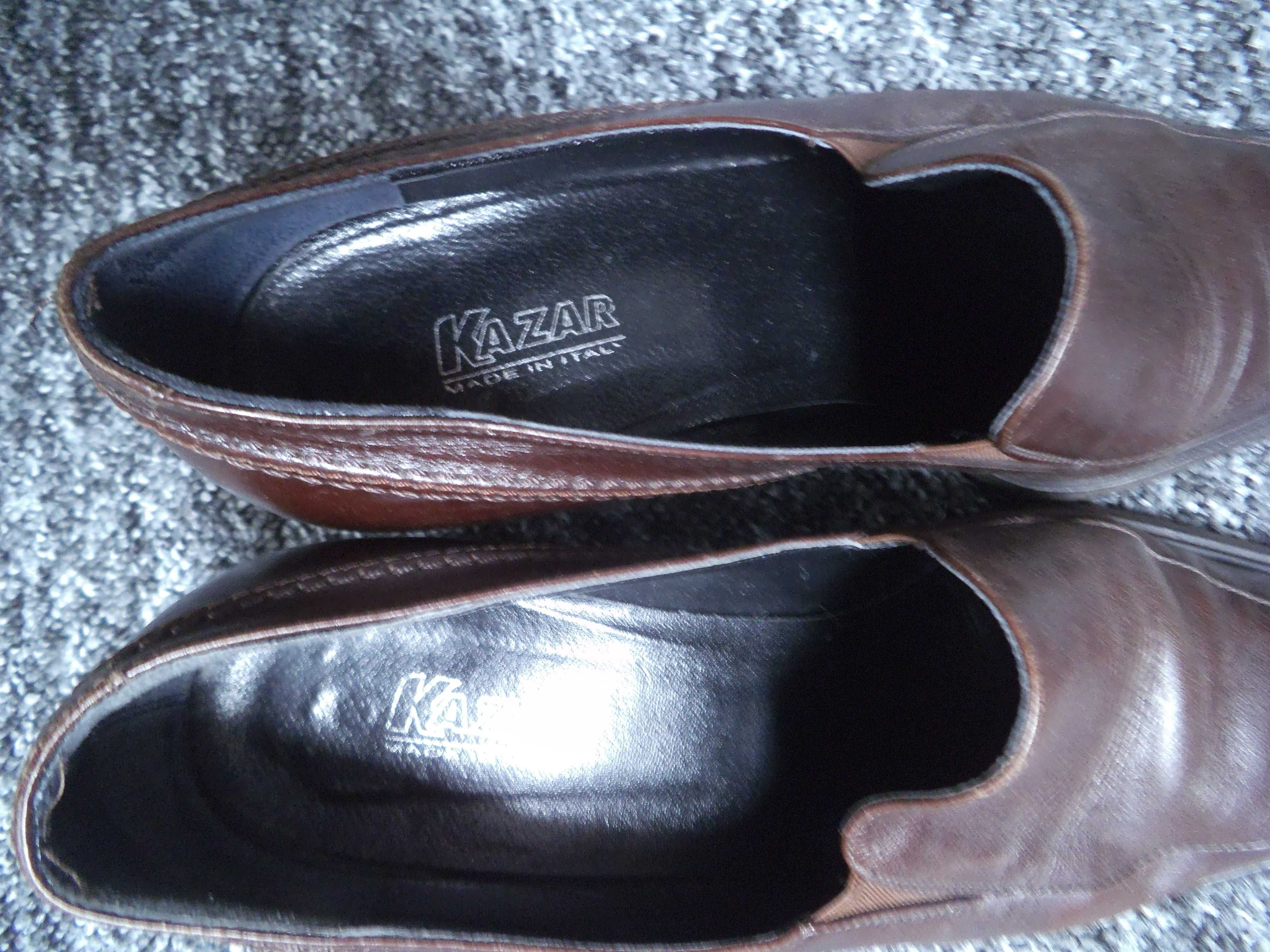 Buty skórzane damskie Kazar
