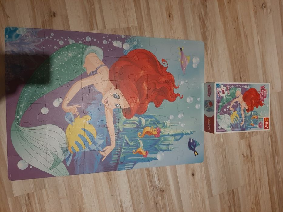 Puzzle gigant disney arielka