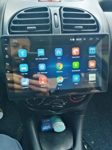 Rádio Android Peugeot 206 206cc 206sw (2001 a 2016)