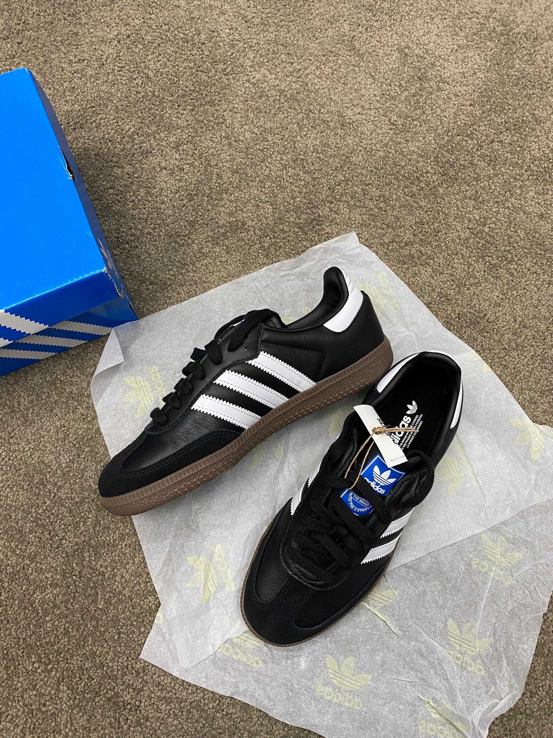 Nowe\B75807*adidas^SambaOG*|Czarny ButyUnisexTrampki.40,5