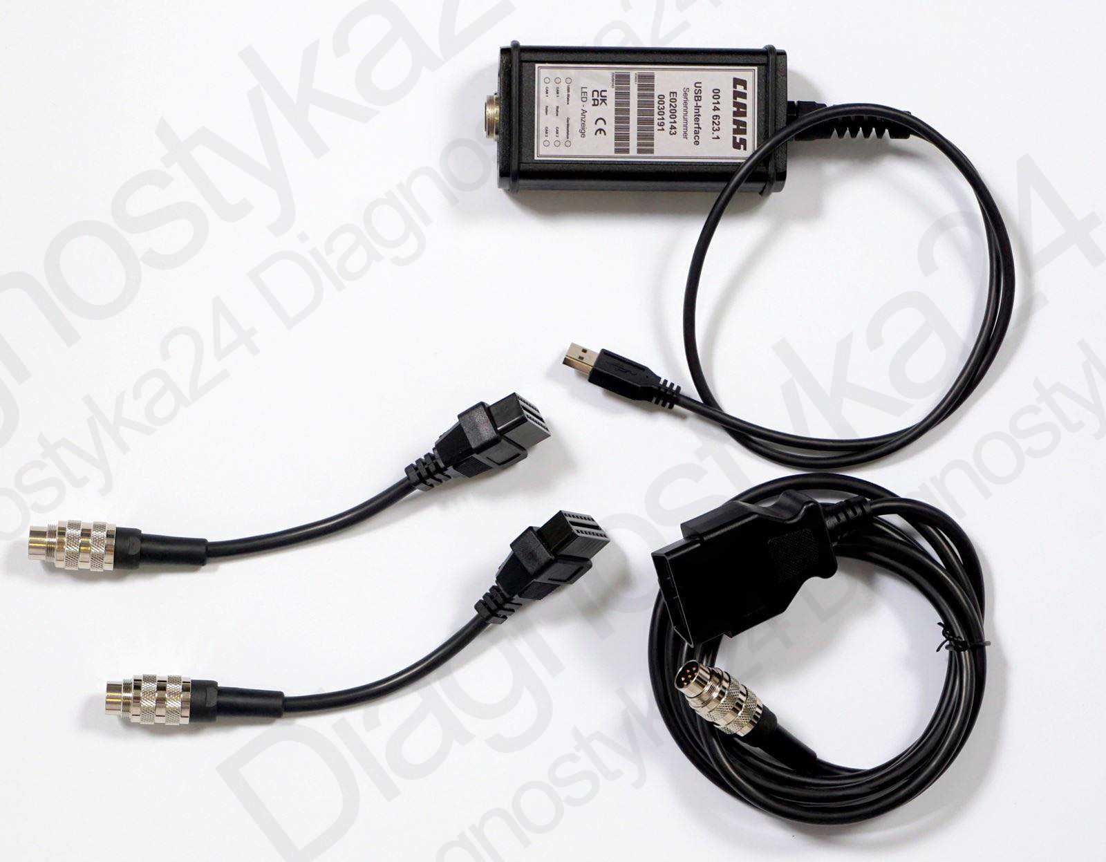 ZESTAW Claas CAN USB przygotowany laptop Diagnostyka Maszyny Rolnicze