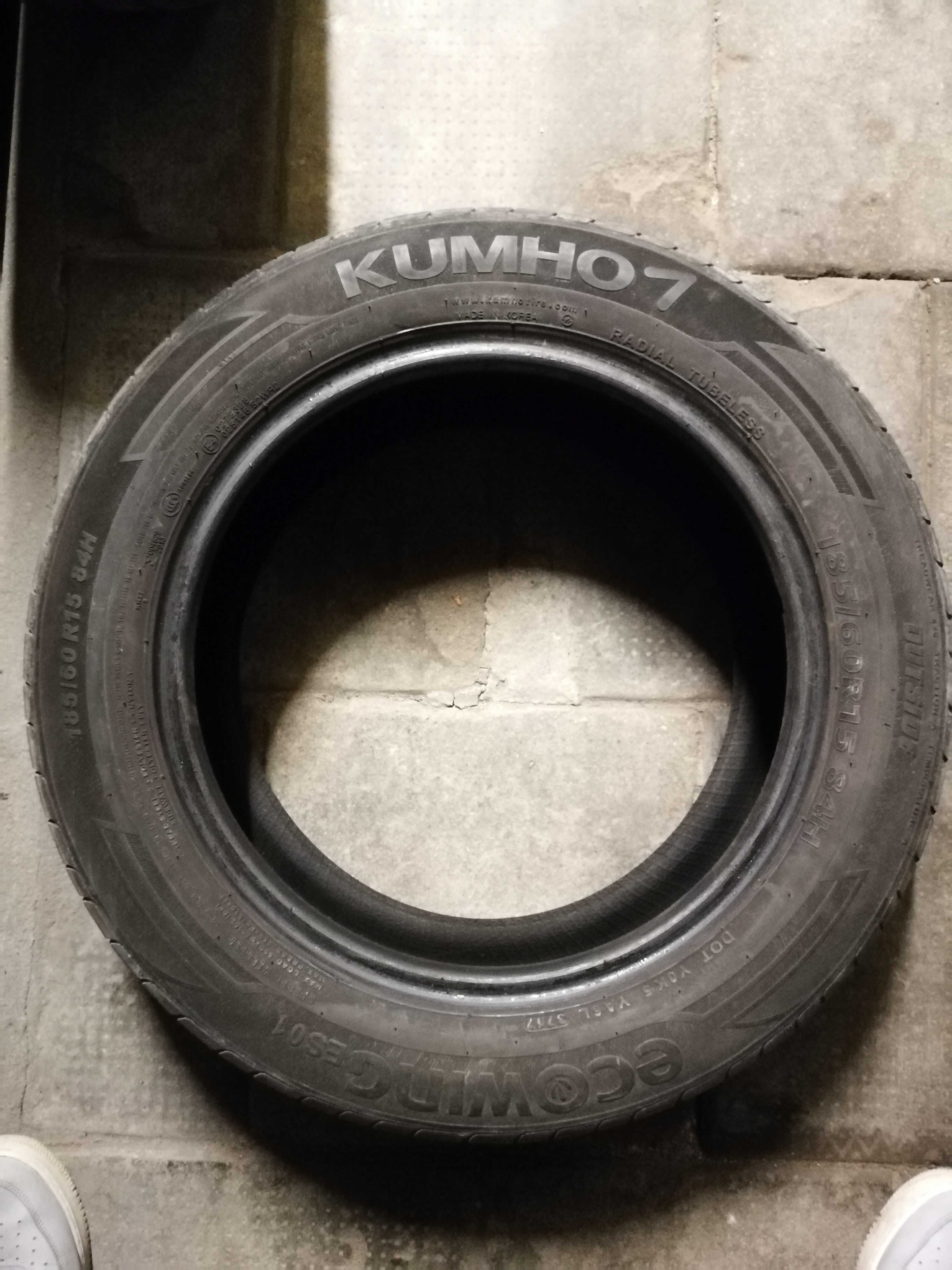 4 Opony letnie 185/60 r15 Kumho