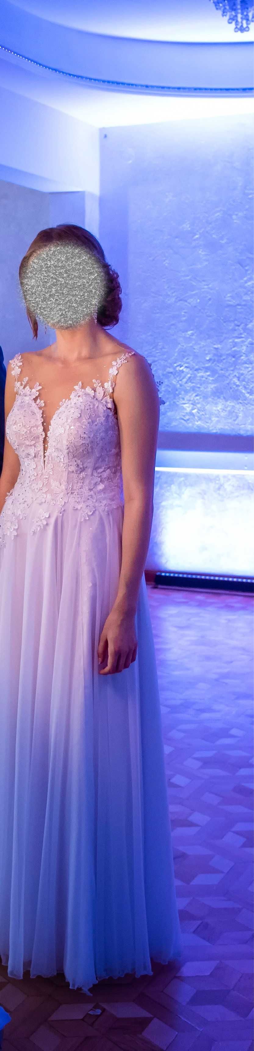 Suknia ślubna Oriana + welon i ozdoba