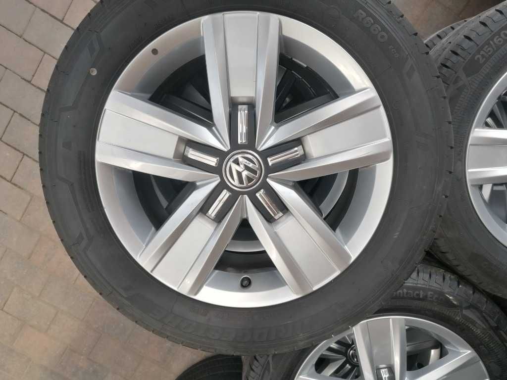 VW 7E0 Oryginalne Dekielki alufelg 5x120 Multivan Amarok - Komplet