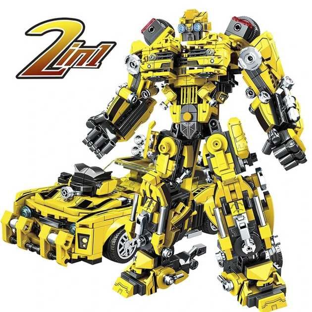 Робот-Конструктор Машинка Трансформер 2 в 1 Бамблбі 792 деталі