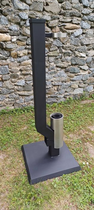 Lampa rakietowa ogrodowa na pellet, palenisko ogrodowe. MEGA EFEKT