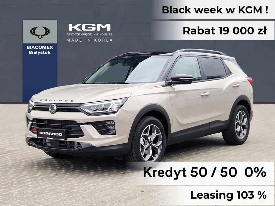 SsangYong/KGM Korando Adv 1.5 163 KM AT Wyprzedaż Leasing 103%