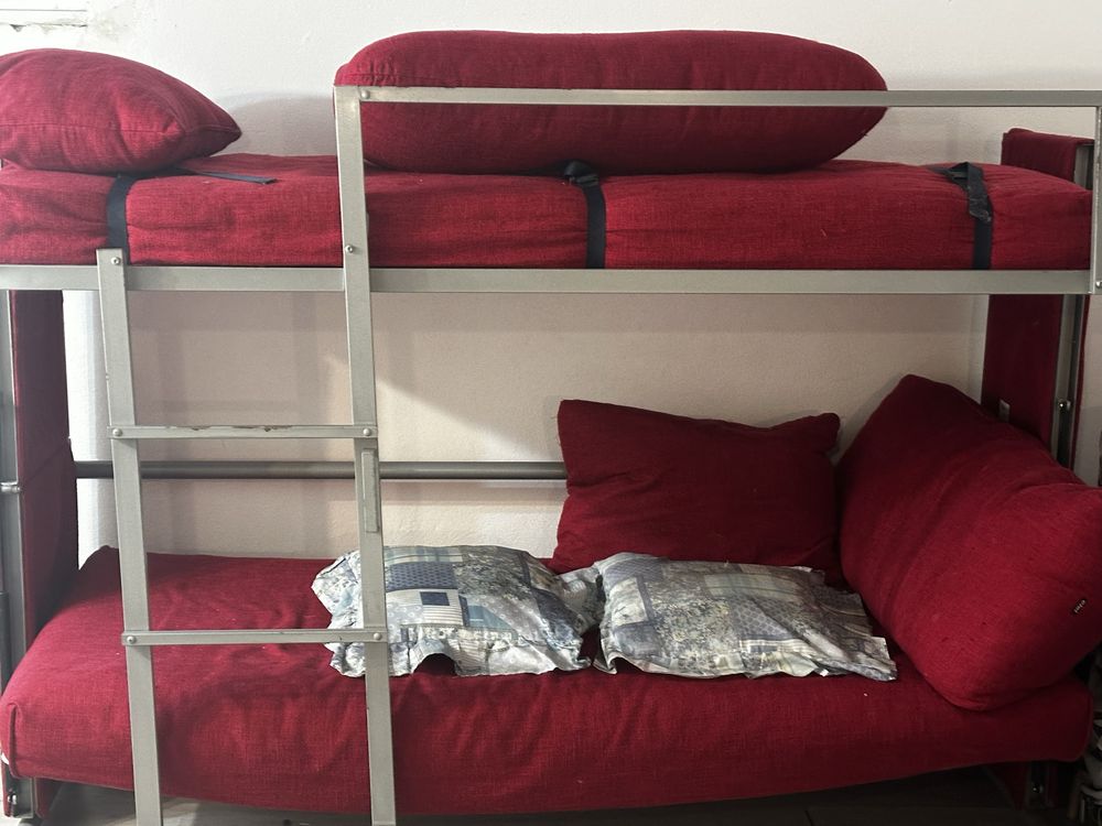 sofa cama beliche.